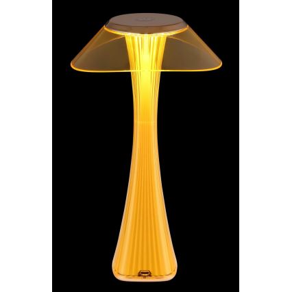 Globo - LED dimeriuojama įkraunama stalinė lempa LED/2,5W/3,7V 1200 mAh 2700/4500/6500K auksinė