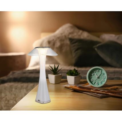 Globo - LED Pritemdomas įkraunamas stalinis šviestuvas LED/2,5W/3,7V 1200mAh 2700K/4500K/6500K balta