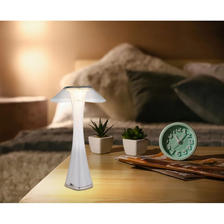 Globo - LED Pritemdomas įkraunamas stalinis šviestuvas LED/2,5W/3,7V 1200mAh 2700K/4500K/6500K balta