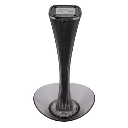 Globo - LED Pritemdomas įkraunamas stalinis šviestuvas LED/2,5W/3,7V 1200mAh 2700K/4500K/6500K juoda