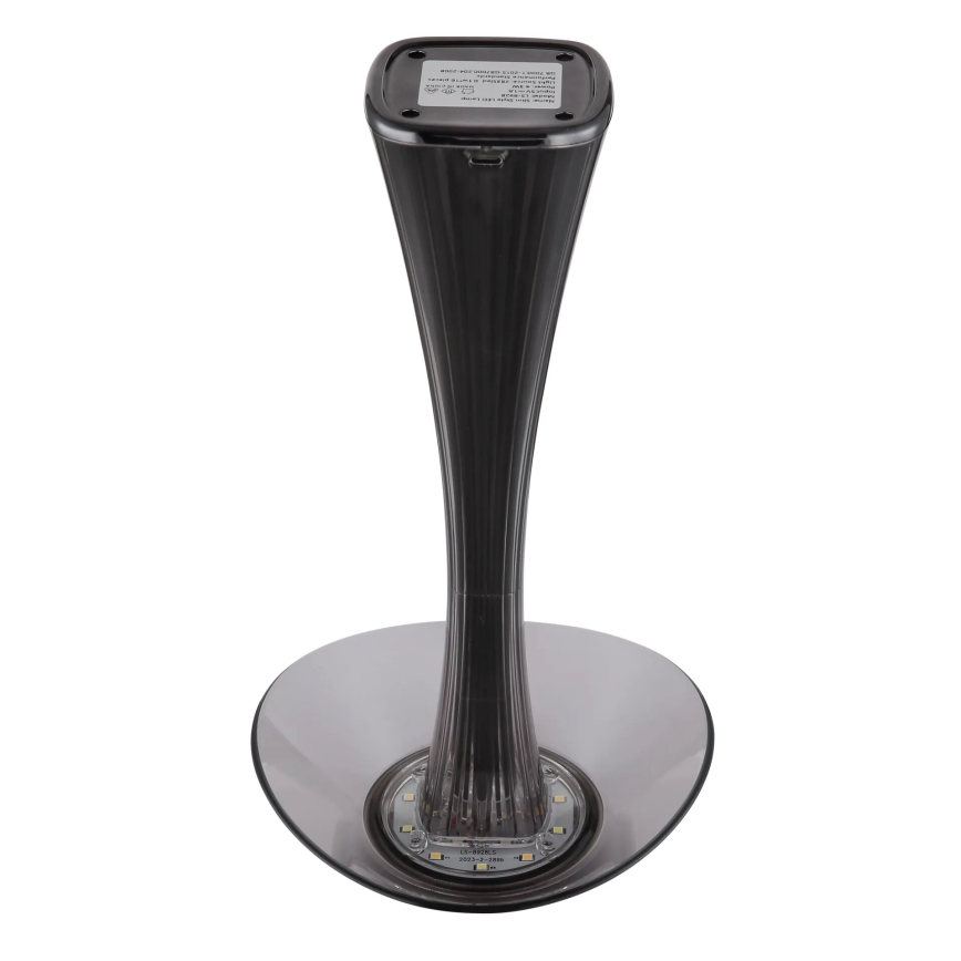 Globo - LED Pritemdomas įkraunamas stalinis šviestuvas LED/2,5W/3,7V 1200mAh 2700K/4500K/6500K juoda