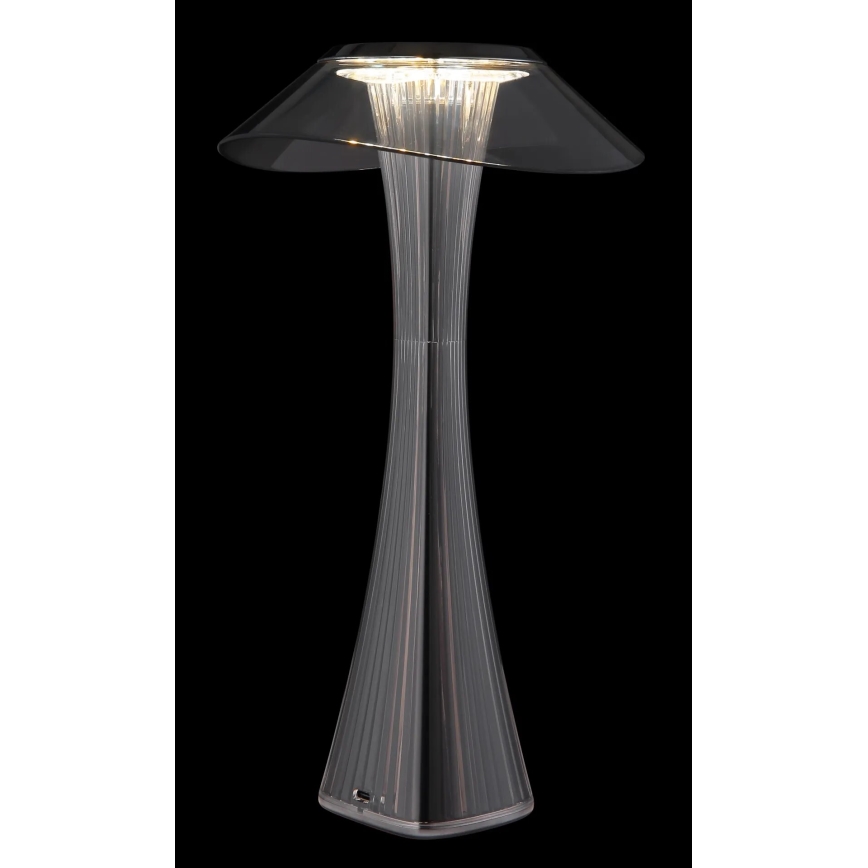 Globo - LED Pritemdomas įkraunamas stalinis šviestuvas LED/2,5W/3,7V 1200mAh 2700K/4500K/6500K juoda