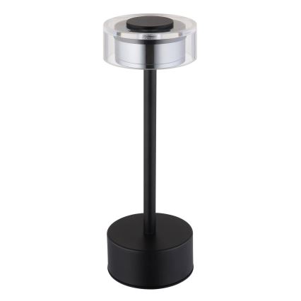 Globo - LED Pritemdoma įkraunama jutiklinė stalinė lempa LED/2,5W/3,7V 2700/4000/6500K 1800mAh juoda