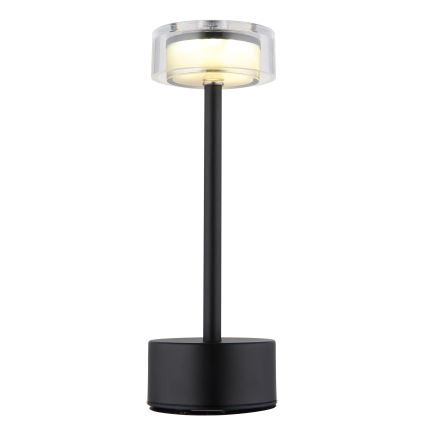 Globo - LED Pritemdoma įkraunama jutiklinė stalinė lempa LED/2,5W/3,7V 2700/4000/6500K 1800mAh juoda