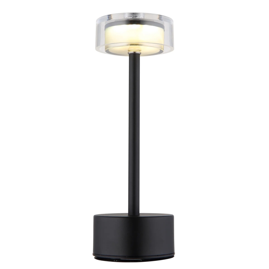 Globo - LED Pritemdoma įkraunama jutiklinė stalinė lempa LED/2,5W/3,7V 2700/4000/6500K 1800mAh juoda