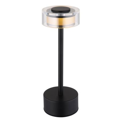 Globo - LED Pritemdoma įkraunama jutiklinė stalinė lempa LED/2,5W/3,7V 2700/4000/6500K 1800mAh juoda