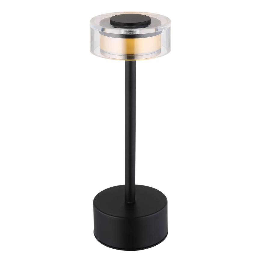 Globo - LED Pritemdoma įkraunama jutiklinė stalinė lempa LED/2,5W/3,7V 2700/4000/6500K 1800mAh juoda