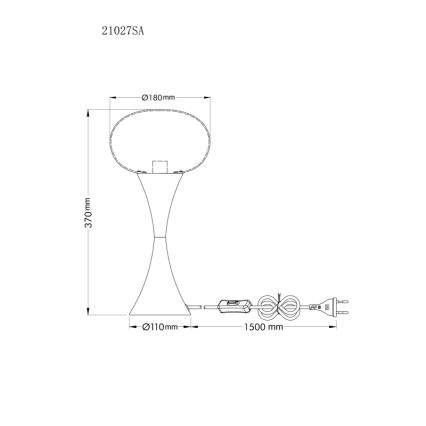 Globo - Stalinis šviestuvas 1xE14/25W/230V smėlio spalva