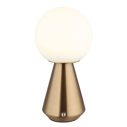 Globo - LED reguliuojama lietimui jautri lauko stalinė lempa LED/1,5W/5V 3000/4500/6500K 1800 mAh IP41 vario spalvos