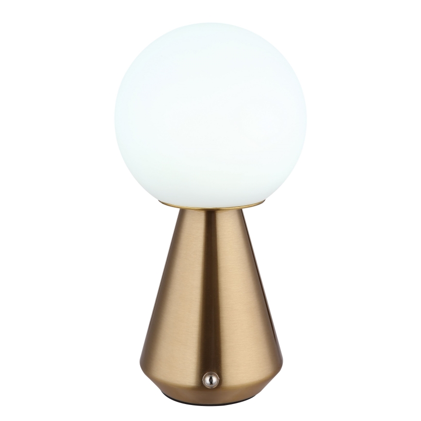Globo - LED reguliuojama lietimui jautri lauko stalinė lempa LED/1,5W/5V 3000/4500/6500K 1800 mAh IP41 vario spalvos