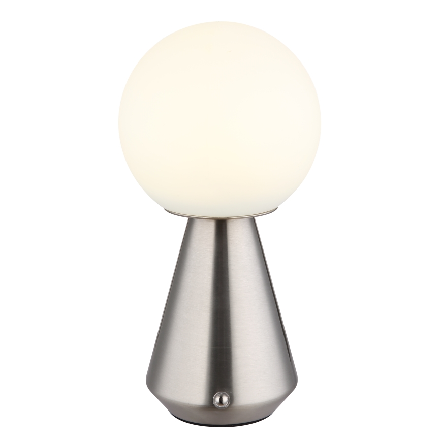 Globo - LED Pritemdomas jutiklinė lauko Stalinis šviestuvas LED/1,5W/5V 3000/4500/6500K 1800 mAh IP41 matinis chromas