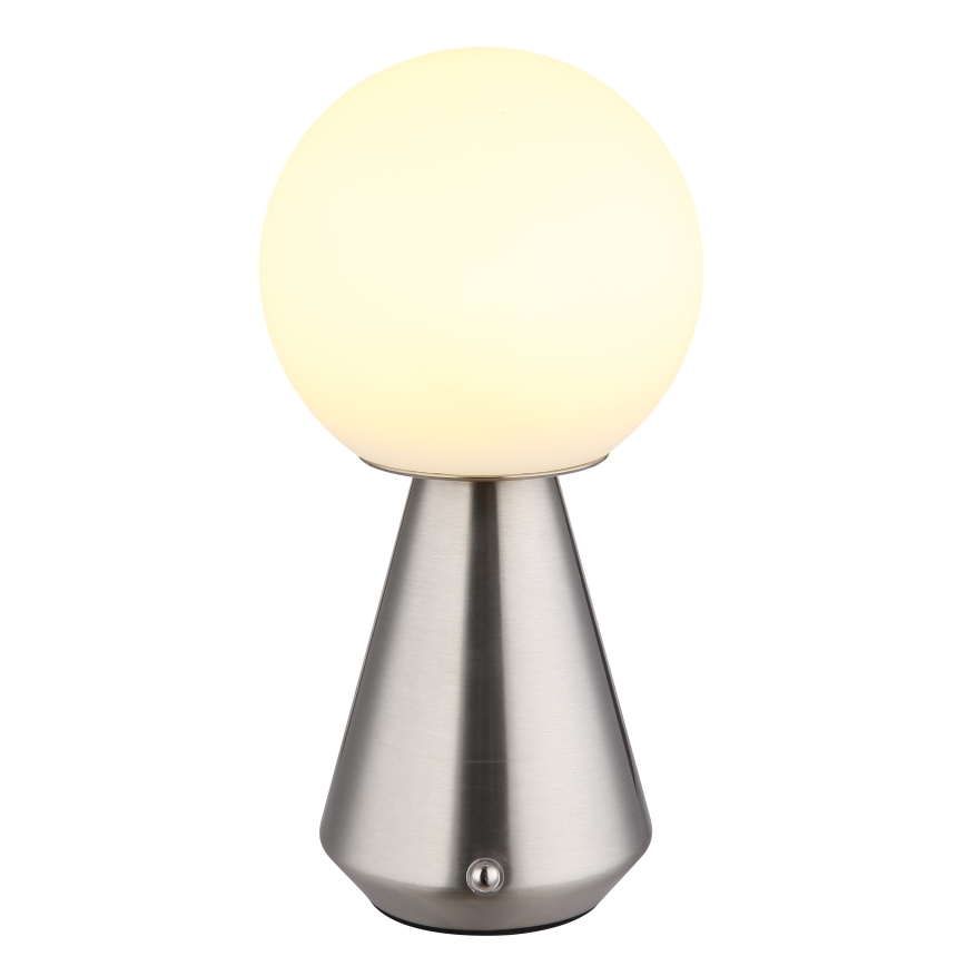 Globo - LED Pritemdomas jutiklinė lauko Stalinis šviestuvas LED/1,5W/5V 3000/4500/6500K 1800 mAh IP41 matinis chromas