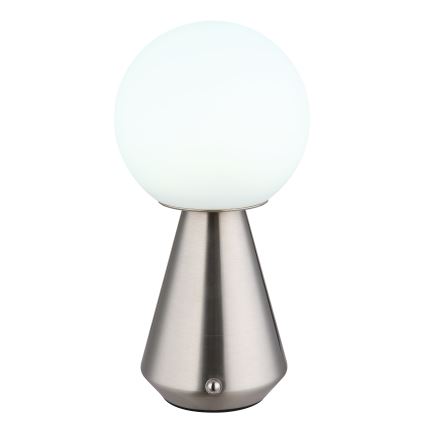 Globo - LED Pritemdomas jutiklinė lauko Stalinis šviestuvas LED/1,5W/5V 3000/4500/6500K 1800 mAh IP41 matinis chromas
