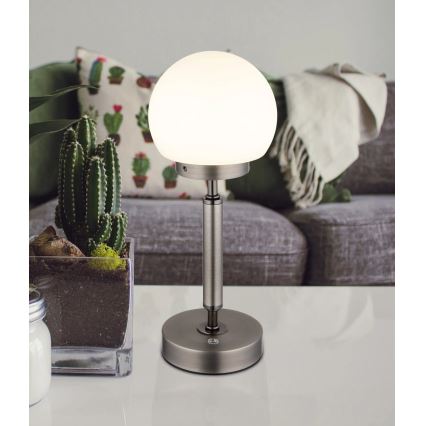 Globo - LED Pritemdoma įkraunama jutiklinė stalinė lempa LED/2,5W/5V 1800mAh 2700/4000/6500K antracitas