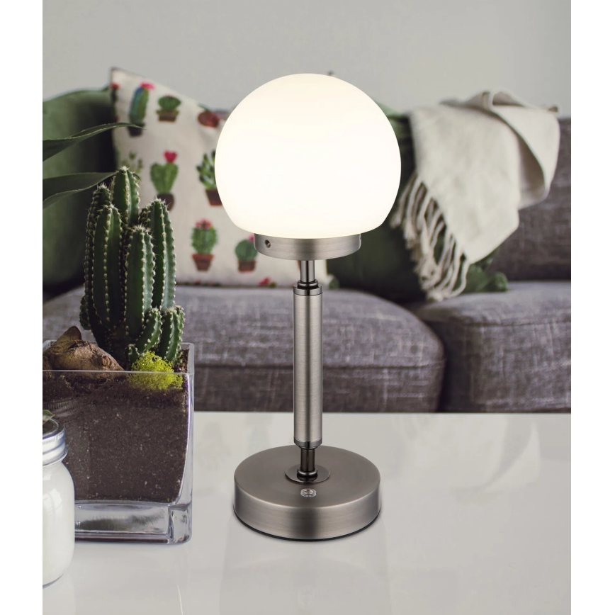 Globo - LED Pritemdoma įkraunama jutiklinė stalinė lempa LED/2,5W/5V 1800mAh 2700/4000/6500K antracitas