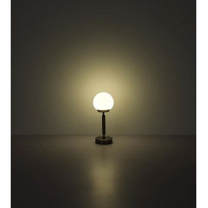 Globo - LED Pritemdoma įkraunama jutiklinė stalinė lempa LED/2,5W/5V 1800mAh 2700/4000/6500K matinis chromas