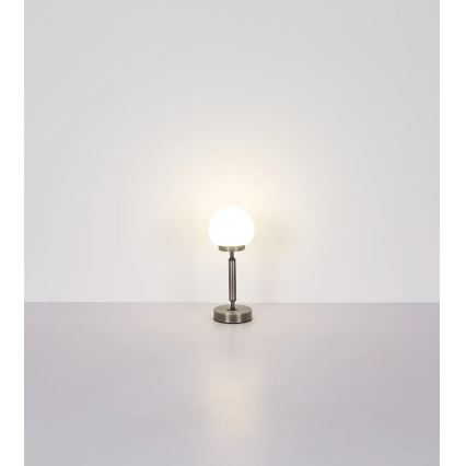 Globo - LED Pritemdoma įkraunama jutiklinė stalinė lempa LED/2,5W/5V 1800mAh 2700/4000/6500K matinis chromas