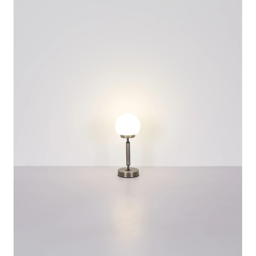 Globo - LED Pritemdoma įkraunama jutiklinė stalinė lempa LED/2,5W/5V 1800mAh 2700/4000/6500K matinis chromas