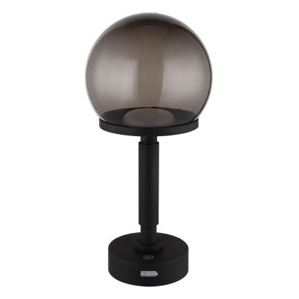 Globo - LED Pritemdoma įkraunama jutiklinė stalinė lempa LED/2,5W/5V 1800mAh 2700/4000/6500K juoda