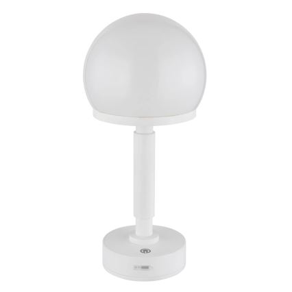 Globo - LED Pritemdoma įkraunama jutiklinė stalinė lempa LED/2,5W/5V 1800mAh 2800K balta