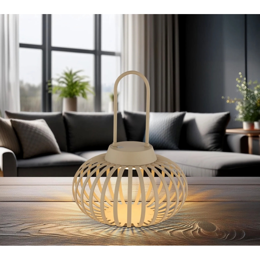 Globo - jutiklinė reguliuojamo ryškumo įkraunama LED stalinė lempa LED/1W/3,7V 1500 mAh