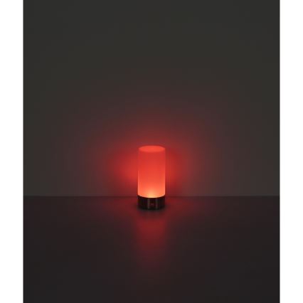 Globo - LED RGBW Pritemdomas jutiklinė lauko Stalinis šviestuvas LED/1,8W/5V 1500 mAh IP44 matinis chromas