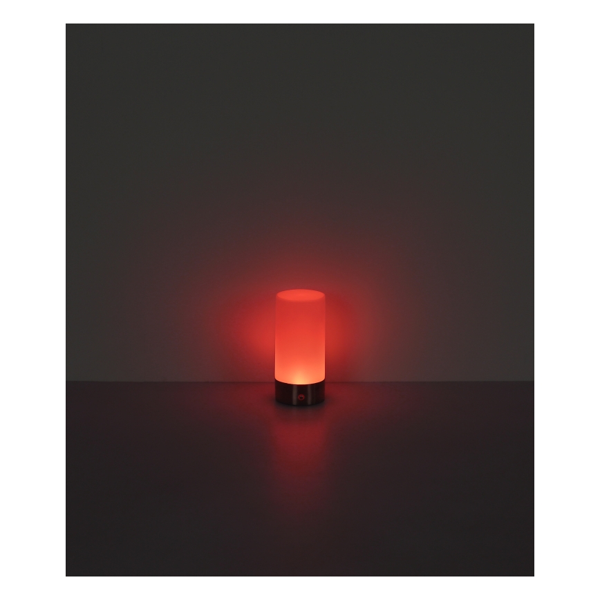 Globo - LED RGBW Pritemdomas jutiklinė lauko Stalinis šviestuvas LED/1,8W/5V 1500 mAh IP44 matinis chromas