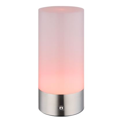 Globo - LED RGBW Pritemdomas jutiklinė lauko Stalinis šviestuvas LED/1,8W/5V 1500 mAh IP44 matinis chromas