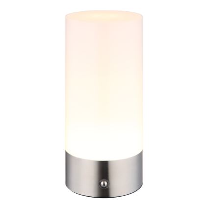 Globo - LED RGBW Pritemdomas jutiklinė lauko Stalinis šviestuvas LED/1,8W/5V 1500 mAh IP44 matinis chromas