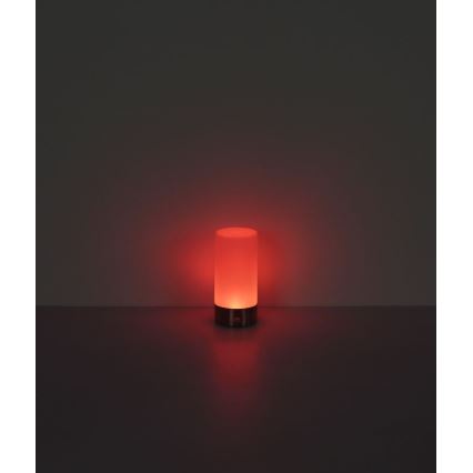 Globo - LED RGBW Pritemdomas jutiklinė lauko Stalinis šviestuvas LED/1,8W/5V 1500 mAh juoda