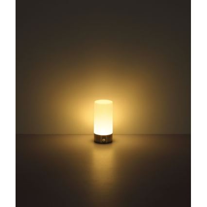 Globo - LED RGBW Pritemdomas jutiklinė lauko Stalinis šviestuvas LED/1,8W/5V 1500 mAh juoda