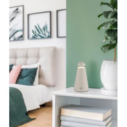 Globo - reguliuojama jutiklinė įkraunama stalinė lempa LED/1,2W/5V 1200 mAh