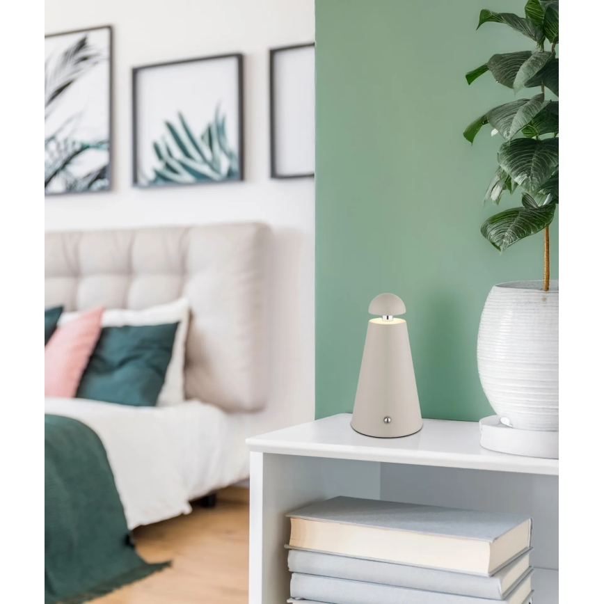 Globo - LED reguliuojama jutiklinė įkraunama stalinė lempa LED/1,2W/5V 1200 mAh 2700/4500/6000K