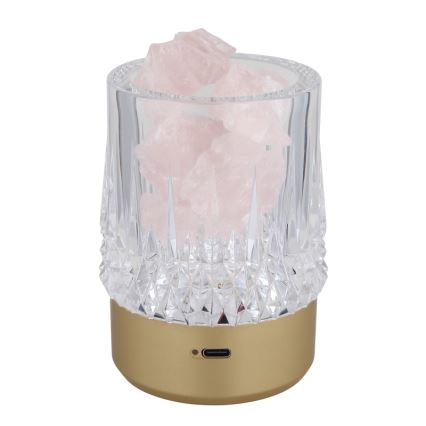 Globo - LED pritemdomas, liečiamas stalinis šviestuvas LED/1W/5V 3000K 1200 mAh auksas