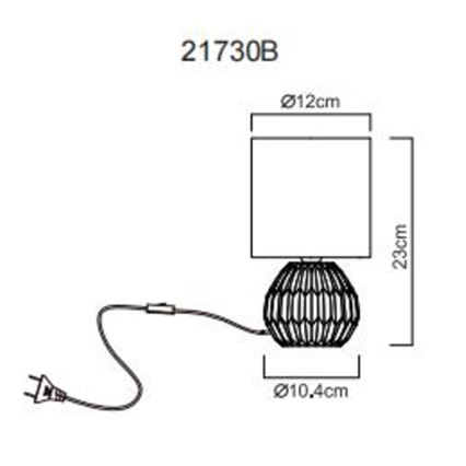 Globo - Stalinis šviestuvas 1xE14/40W/230V mėlyna