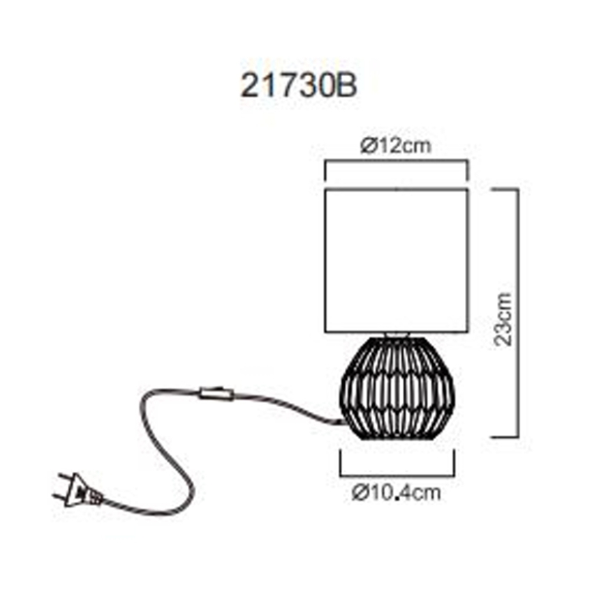 Globo - Stalinis šviestuvas 1xE14/40W/230V mėlyna