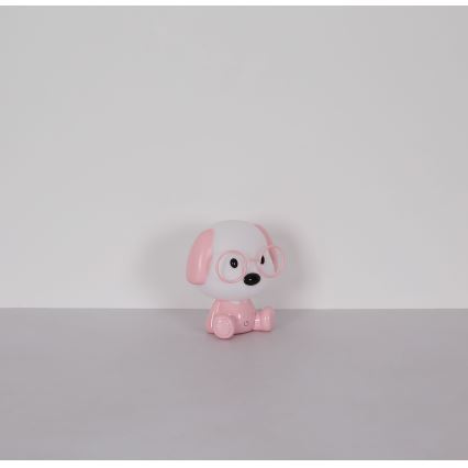 Globo - LED reguliuojama įkraunama vaikų naktinė lempa LED/1W/5V 500 mAh rožinė