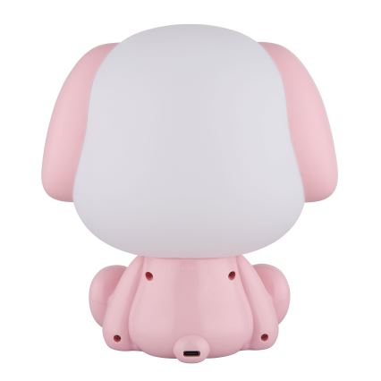 Globo - LED reguliuojama įkraunama vaikų naktinė lempa LED/1W/5V 500 mAh rožinė