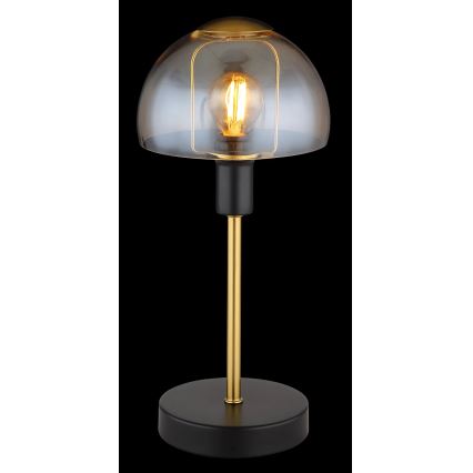 Globo - Stalas jutiklinė lempa 1xE14/25W/230V juoda/auksas