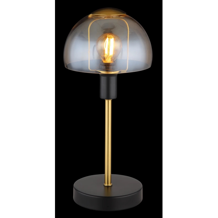 Globo - Stalas jutiklinė lempa 1xE14/25W/230V juoda/auksas