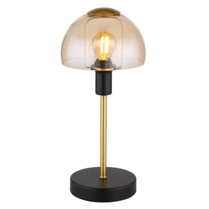 Globo - Stalas jutiklinė lempa 1xE14/25W/230V juoda/auksas