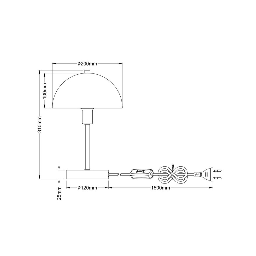 Globo - Stalinis šviestuvas 1xE14/40W/230V balta
