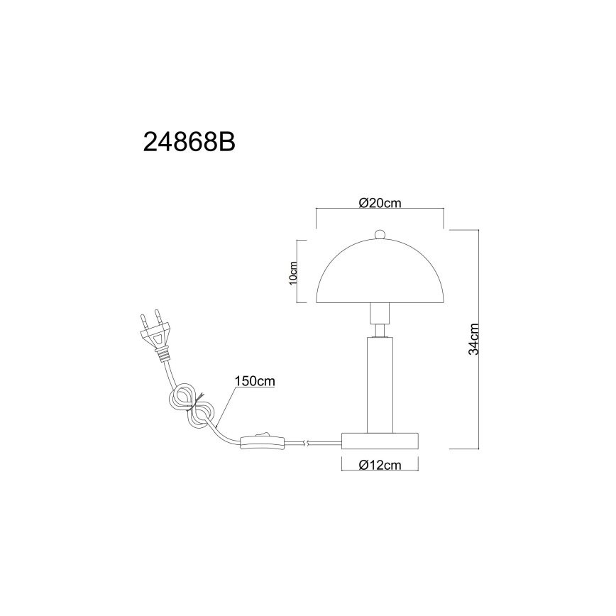 Globo - Stalinis šviestuvas 1xE14/40W/230V