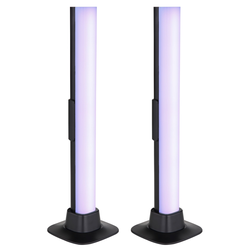 Globo RGB- KOMPLEKTAS 2x LED RGB Pritemdomas stalinis šviestuvas 2in1 LED/2W/5V USB Wi-Fi Tuya