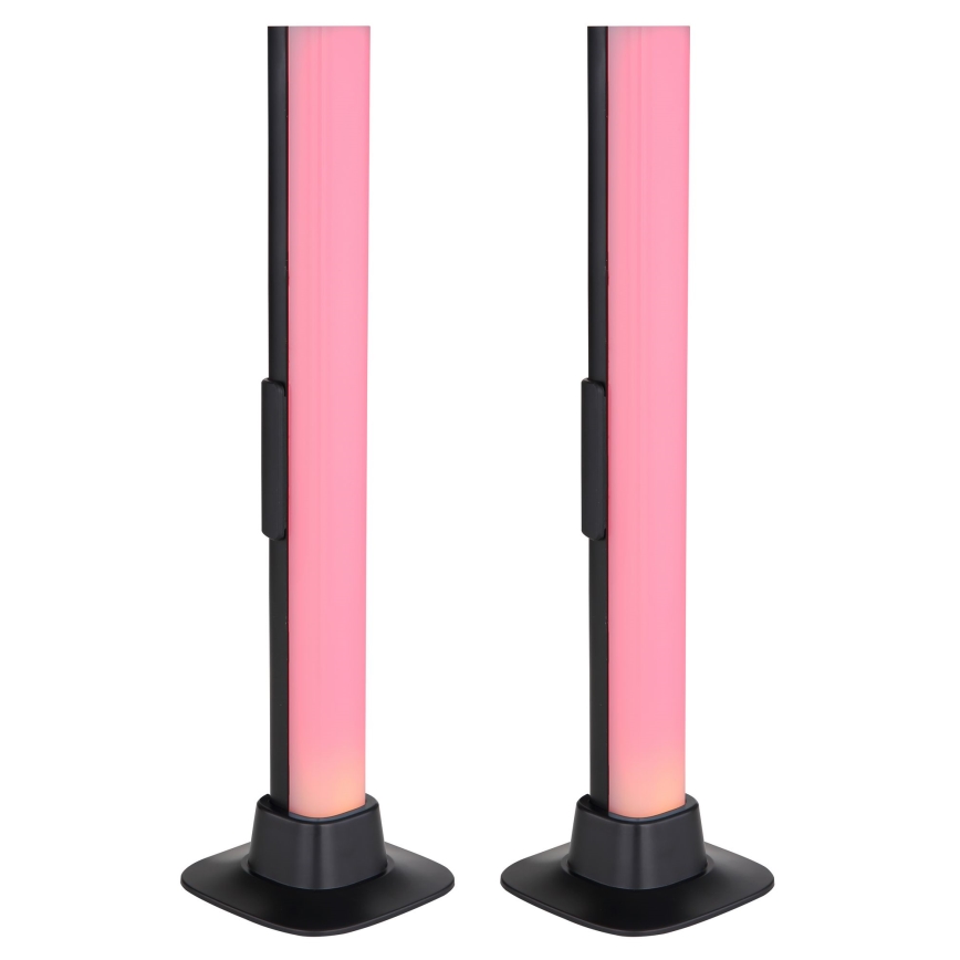 Globo RGB- KOMPLEKTAS 2x LED RGB Pritemdomas stalinis šviestuvas 2in1 LED/2W/5V USB Wi-Fi Tuya