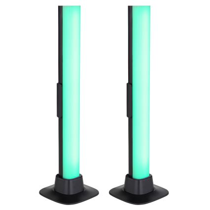 Globo RGB- KOMPLEKTAS 2x LED RGB Pritemdomas stalinis šviestuvas 2in1 LED/2W/5V USB Wi-Fi Tuya
