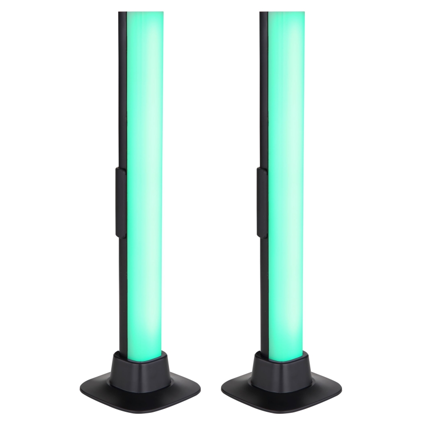 Globo RGB- KOMPLEKTAS 2x LED RGB Pritemdomas stalinis šviestuvas 2in1 LED/2W/5V USB Wi-Fi Tuya