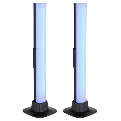 Globo RGB- KOMPLEKTAS 2x LED RGB Pritemdomas stalinis šviestuvas 2in1 LED/2W/5V USB Wi-Fi Tuya