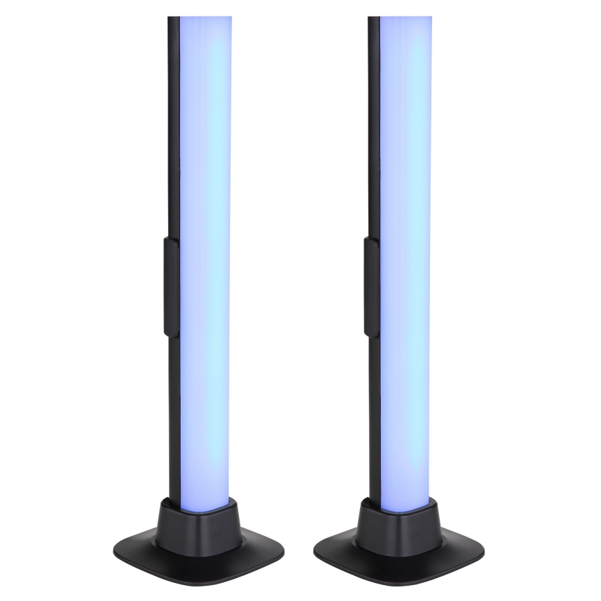 Globo RGB- KOMPLEKTAS 2x LED RGB Pritemdomas stalinis šviestuvas 2in1 LED/2W/5V USB Wi-Fi Tuya