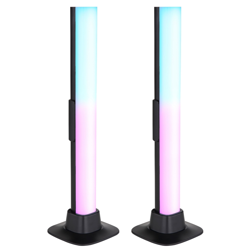 Globo RGB- KOMPLEKTAS 2x LED RGB Pritemdomas stalinis šviestuvas 2in1 LED/2W/5V USB Wi-Fi Tuya